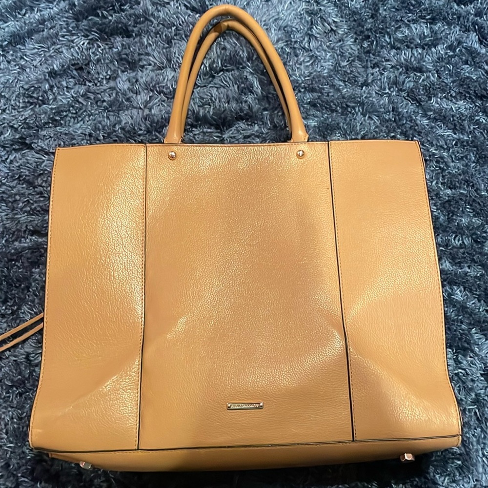 Rebecca Minkoff briefcase or bag with gold hardware - great condition!